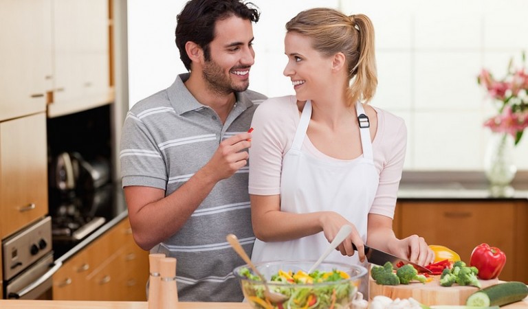 Make the Most of Your New Kitchen with a Romantic Meal for Two, Cooked by Two