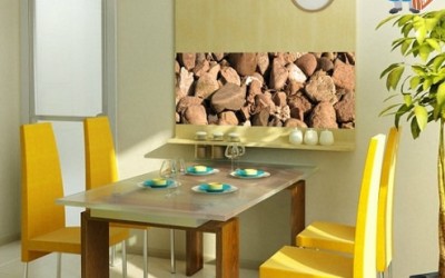 Wallpaper & Photo Wallpaper In The Kitchen Interior – New Trend